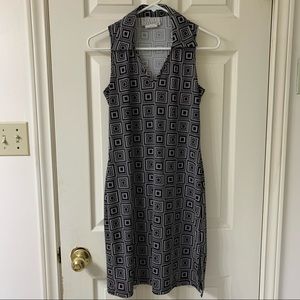 🌷3 for$25🌷Daniel Laurent, US S, Black & White Geometric Print Sleeveless Dress